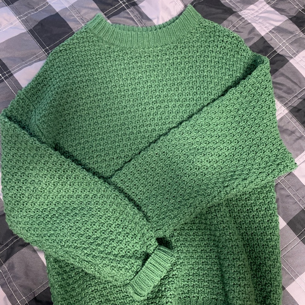 dark green knit sweater target brand